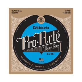 D’ADDARIO EJ46 CLASSIC GUITAR STRINGS SET – HARD TENSION