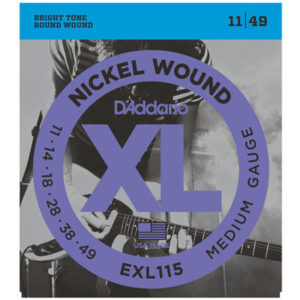 D’ADDARIO EXL115 ELECTRIC GUITAR STRINGS SET 11-49