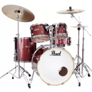 PEARL EXX725BR SBR EXPORT STANDARD BLACK CHERRY GLITTER CON  HARDWARE E PIATTI SABIAN EXX725BR-SBR