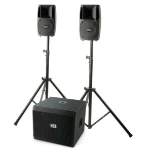 MONTARBO NM815 SISTEMA DI CASSE ATTIVE DA LIVE CON SUBWOOFER DA 1500 W NM-815