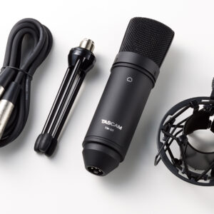 TASCAM TM-80-B MICROFONO CARDIOIDE A CONDENSATORE TM80 NERO