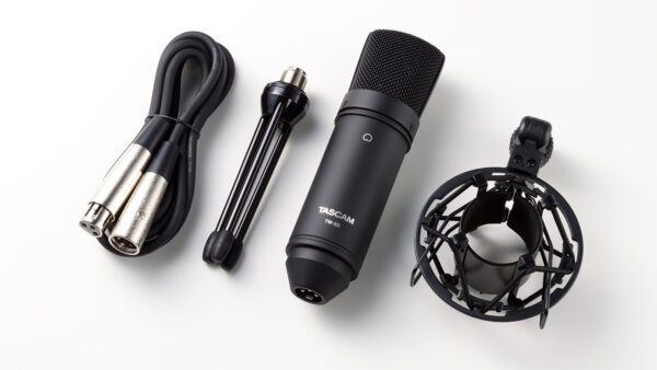 TASCAM TM-80-B MICROFONO CARDIOIDE A CONDENSATORE TM80 NERO
