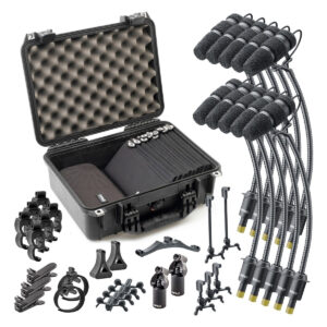 DPA d:vote CORE 4099 KIT-4099-DC-10R Rock Touring Kit, 10 Kit completo di 10 microfoni