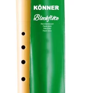 KONNER MOD. 9508 FLAUTO DOLCE SOPRANO PEZZO CORPO UNICO DITEGGIATURA TEDESCA