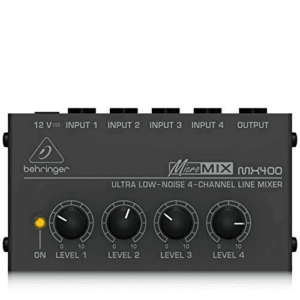 BEHRINGER MX400 MICROMIX MIXER 4 CANALI COMPATTO MX-400
