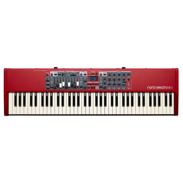 NORD ELECTRO 6D 73 PIANOFORTE DIGITALE 73 TASTI SEMIPESATI ROSSO