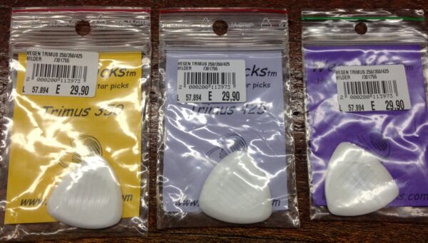 WEGEN PICKS HANDCRAFTED PLETTRO FATTO A MANO TRIMUS VARI MODELLI