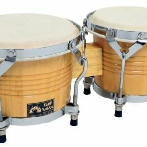 GEWA F826030 COPPIA BONGHI BONGO IN LEGNO COLOR SALSA NATURAL