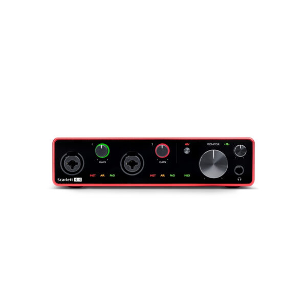 FOCUSRITE SCARLETT 4I4 3" GENERAZIONE SCHEDA AUDIO INTERFACCIA USB 4 IN / 4 OUT