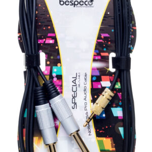 BESPECO RCX300 CAVO  MINI JACK STEREO – 2 JACK MONO MT 3  RCX-300