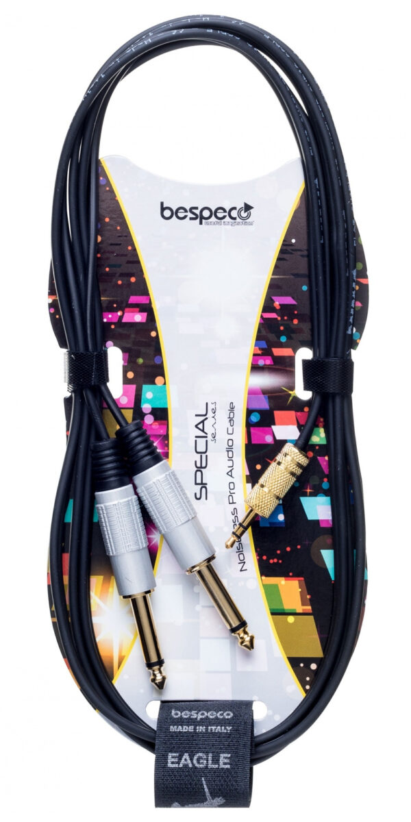 BESPECO RCX300 CAVO  MINI JACK STEREO - 2 JACK MONO MT 3  RCX-300