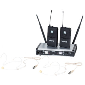 BESPECO GM9882H SISTEMA RADIOMICROFONO DUE ARCHETTI WIRELESS GM-9882-H