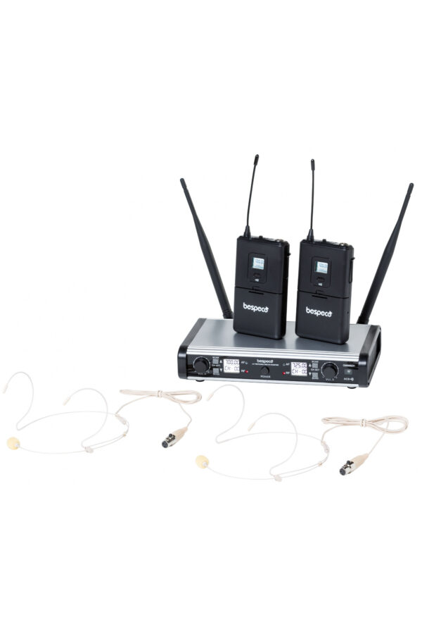 BESPECO GM9882H SISTEMA RADIOMICROFONO DUE ARCHETTI WIRELESS GM-9882-H