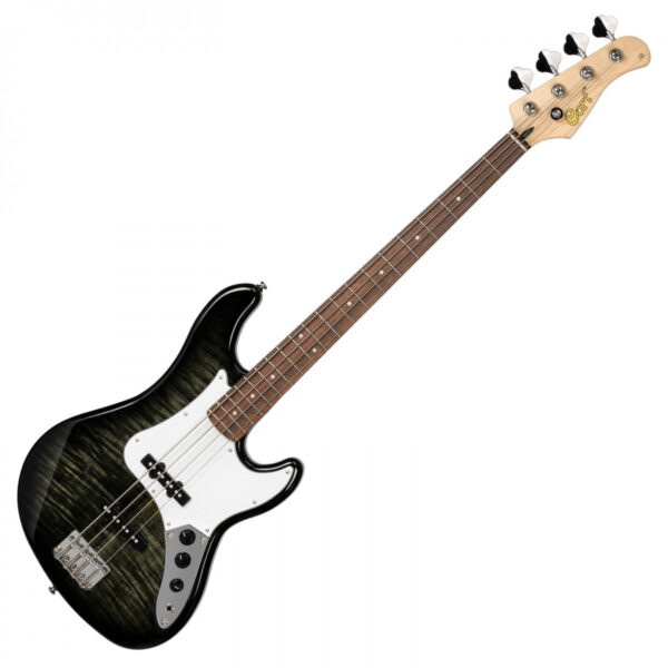 CORT GB24JJ BASSO ELETTRICO SOLID BODY 4 CORDE GB-24-JJ TRANS BLACK