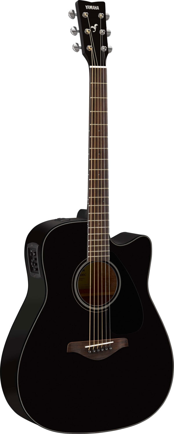 YAMAHA FGX800C-BL-II CHITARRA ACUSTICA ELETTRIFICATA SPALLA MANCANTE BLACK FGX-800-C
