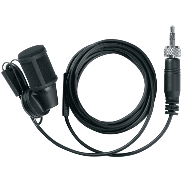SENNHEISER MKE-40-EW MICROFONO CARDIOIDE A CONDENSATORE A CLIP LAVALIER CON GHIERA BIANCA E NERA MKE
