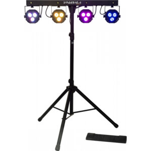 ALGAM LIGHTING STAGE-BAR 2 LUCI LUCE LED CON PIANTANA E BORSA