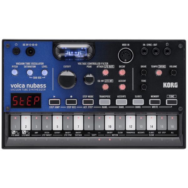 KORG VOLCA NUBASS ANALOGUE BASS MACHINE MODULO SINTETIZZATORE MONOFONICO ANALOGICO DI BASSI CON TECN