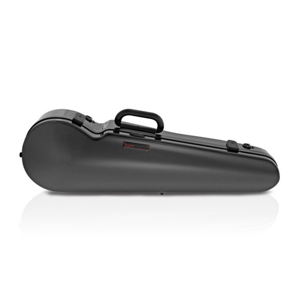 BAM 2002XLC HIGHTECH SHAPED CUSTODIA ASTUCCIO RIGIDO ABS SAGOMATO PER VIOLINO 2002-XLC BLACK CARBON
