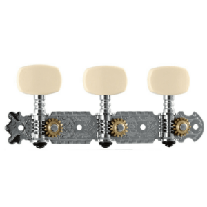 SOUNDSATION SMH-SS-C-3R3L SET MECCANICHE PER CHITARRA CLASSICA CROMATE CON PERNO IN METALLO SMHSSC3R