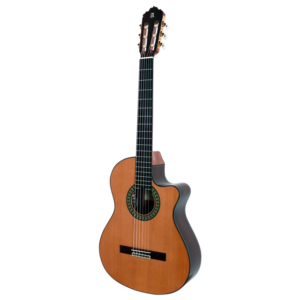 ALHAMBRA 5PCW E8 CHITARRA CLASSICA SPALLA MANCANTE ELETTRIFICATA MADE IN SPAIN 5-P-CWE8