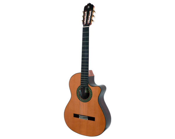 ALHAMBRA 5PCW E8 CHITARRA CLASSICA SPALLA MANCANTE ELETTRIFICATA MADE IN SPAIN 5-P-CWE8