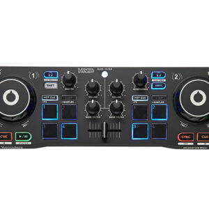 HERCULES DJ CONTROL STARLIGHT CONTROLLER DIGITALE COMPATTO PER DJ 2 CANALI