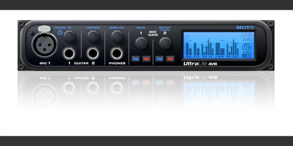 MOTU ULTRALITE AVB INTERFACCIA SCHEDA AUDIO USB/AVB 18 x 18 I/O, MIXAGGIO DSP, CONTROLLO WI-FI E AUD