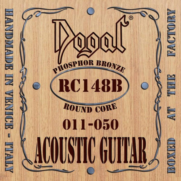DOGAL RC148B MUTA CORDE PER CHITARRA ACUSTICA FOLK PHOSPHOR BRONZE 11-50