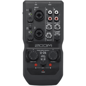 ZOOM U24 INTERFACCIA AUDIO PORTATILE 2 IN / 4 OUT U-24