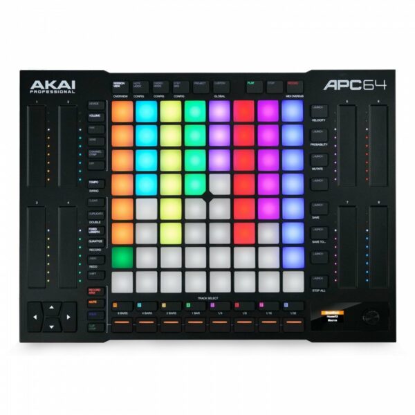 AKAI APC64 ABLETON LIVE CONTROLLER CON SEQUENCER E TOUCHSTRIP APC-64