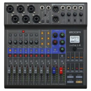 ZOOM LIVETRACK L-8 MIXER DIGITALE 8 CANALI CON REGISTRATORE DIGITALE 12 TRACCE