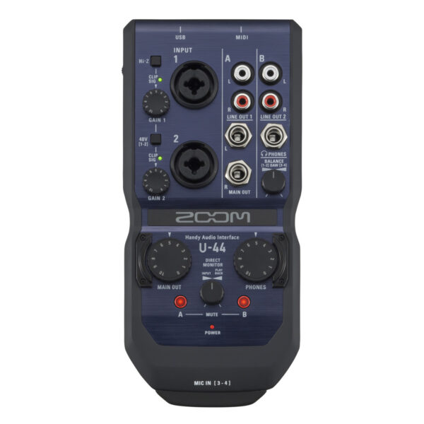 ZOOM U44 INTERFACCIA AUDIO PORTATILE 4 IN / 4 OUT U-44