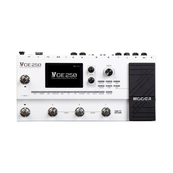 MOOER GE250  PEDALIERA MULTI EFFETTO E MODELLATORE DI AMPLIFICATORI PER CHITARRA GE-250