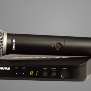 SHURE BLX24E PG58-M17 SISTEMA RADIOMICROFONICO PG CON RADIOMICROFONO PG58 PER VOCE BLX-24-E-PG-58