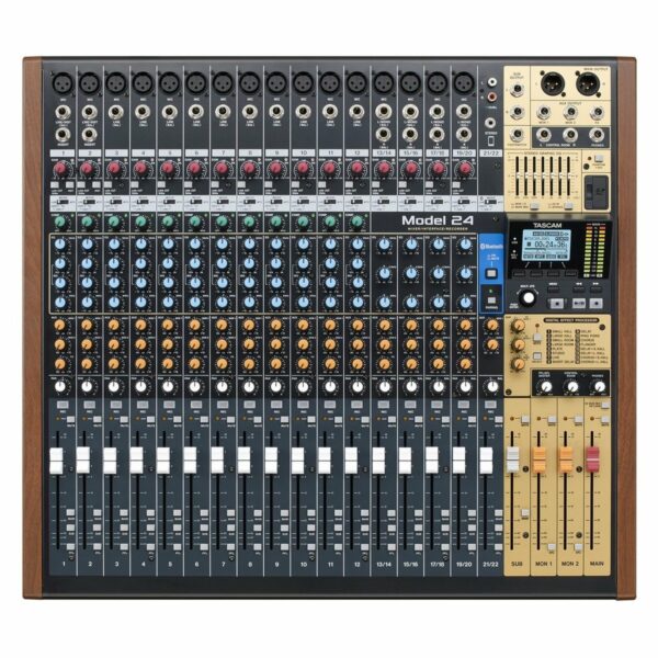 TASCAM MODEL 24 MIXER ANALOGICO 22 CANALI, REGISTRATORE MULTITRACCIA E SCHEDA AUDIO USB