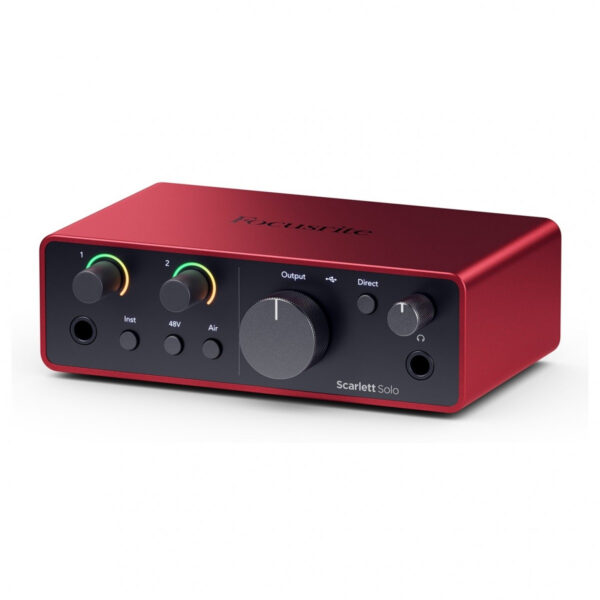 FOCUSRITE SCARLETT SOLO 4RD SCHEDA AUDIO INTERFACCIA AUDIO USB-C 2 IN / 2 OUT 4RD GEN GENERAZIONE
