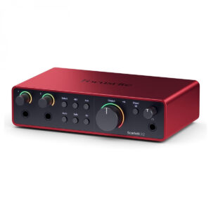 FOCUSRITE SCARLETT 2I2 4RD SCHEDA AUDIO INTERFACCIA AUDIO USB 4RD GEN GENERAZIONE