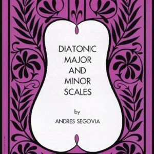 SEGOVIA DIATONIC MAJOR AND MINOR SCALE LIBRO METODO PER CHITARRA PUBLISHED BY COLUMBIA MUSIC COMPANY