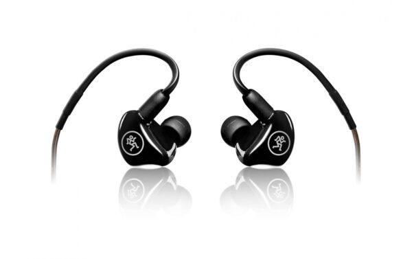 MACKIE MP240AR CUFFIA AURICOLARE PROFESSIONALE CON DOPPIO DRIVER IBRIDO NERA MP-240-AR