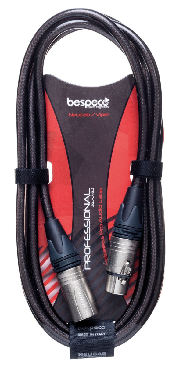 BESPECO NCMB100T CAVO XLR/XLR CANNON MASCHIO/FEMMINA 1 MT NCMB-100-T