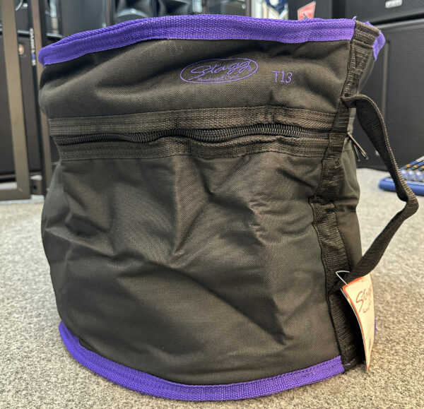 STAGG TTB-12 BORSA PROFESSIONALE PER TOM 12" TTB12 COLORE NERO VIOLA