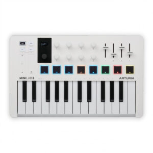 ARTURIA MINILAB 3 TASTIERA CONTROLLER USB 25 TASTI MINI, 8 PAD RGB, 8 ENCODER ROTATIVI