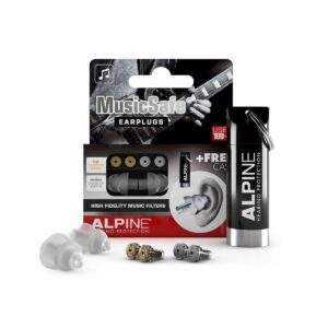 ALPINE SET EARPLUG MUSICSAFE CLASSIC TAPPI AURICOLARI PER LE ORECCHIE CON FILTRI D’ATTENUAZIONE