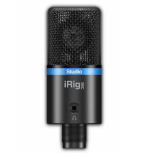 IK MULTIMEDIA IRIG MIC STUDIO MICROFONO USB A DIAFRAMMA LARGO PER IPHONE / IPAD / IPOD / MAC / PC /