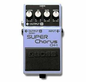 BOSS CH1 SUPER CHORUS STEREO EFFETTO A PEDALE PER CHITARRA CH-1