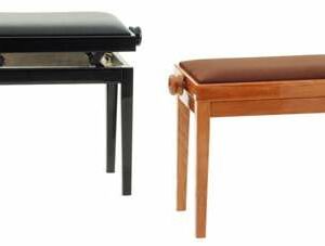 EUROLEGNO P01 PANCA IN LEGNO PER PIANOFORTE REGOLABILE VARI COLORI MADE IN ITALY