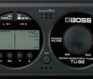 BOSS TU88  ACCORDATORE CROMATICO E MICRO MONITOR TU-88