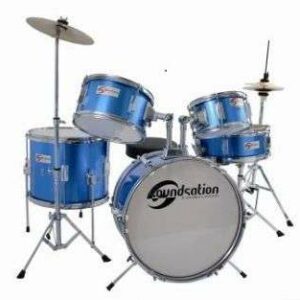 Soundsation JDK516EB Batteria Junior Acustica Completa  5 PEZZI Per Bambini JDK-516-EB Colore BLU