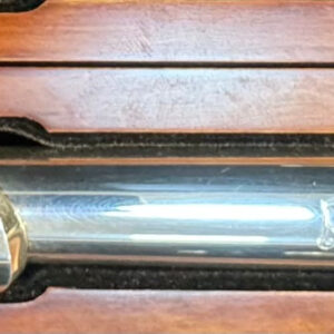NAGAHARA TESTATA PER FLAUTO TRAVERSO IN ARGENTO 9.50 CON POZZETTO IN ORO OCCASIONE USATO IN GARANZIA